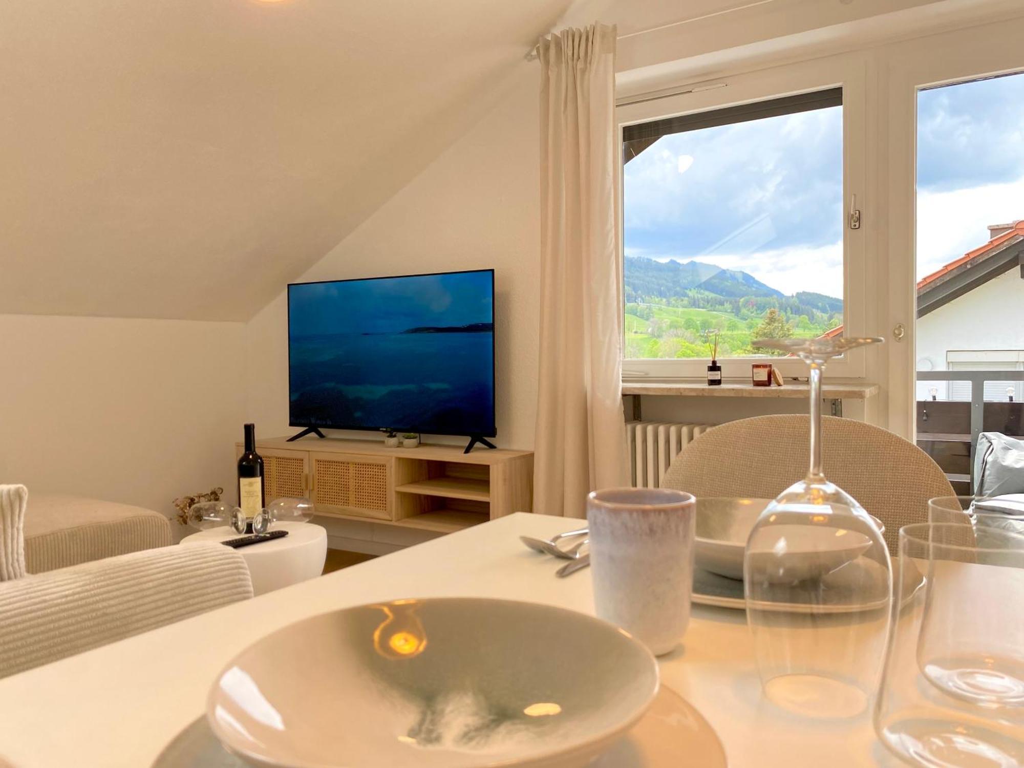 Best Butler Alpspitz Apartment Kueche Parken Balkon เนสเซลวัง ภายนอก รูปภาพ